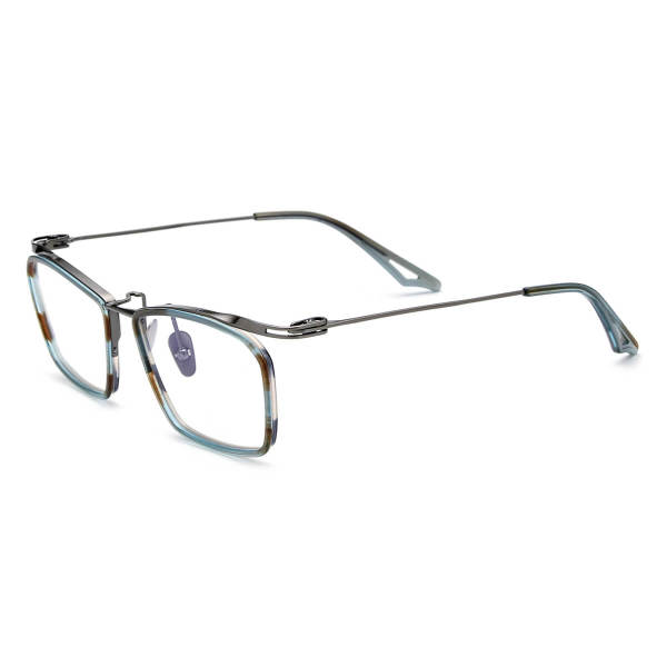 Acetate & Titanium Eyeglasses LE0677_Blue