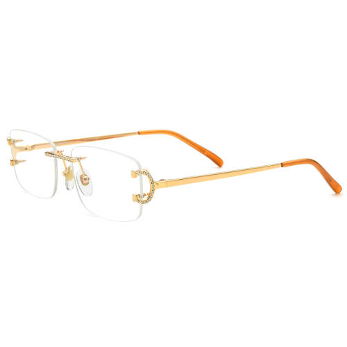 Metal Eyeglasses LE0527_Gold