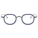Titanium Eyeglasses LE0385_Gunmetal & Blue