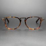 Acetate & Titanium Eyeglasses LE0324_Tortoise ＆ Bronze