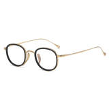 Titanium Eyeglasses LE0385_Gold & Black