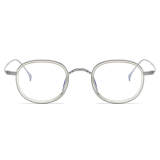 Titanium Eyeglasses LE0385_Silver & Light Yellow