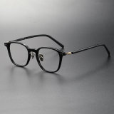 Acetate & Titanium Eyeglasses LE0342_Black