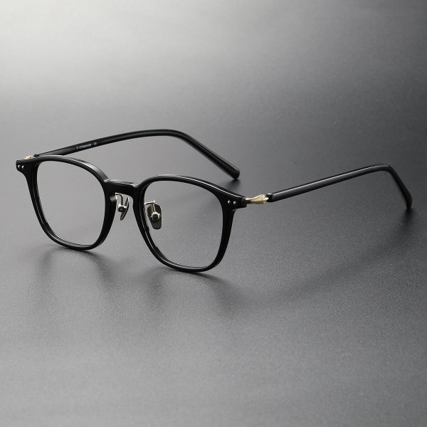 Acetate & Titanium Eyeglasses LE0342_Black