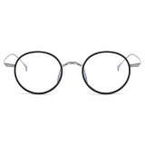 Titanium Eyeglasses LE0384_Silver & Black