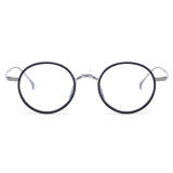 Titanium Eyeglasses LE0384_Silver & Blue