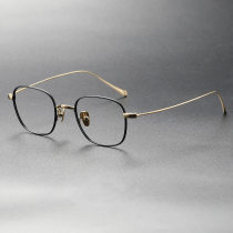 Titanium Eyeglasses LE0343_Black & Gold