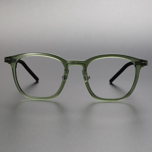 Acetate Eyeglasses LE1020_Clear Green
