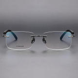 Titanium & Horn Eyeglasses LE1031_Gunmetal