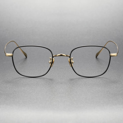 Titanium Eyeglasses LE0343_Black & Gold