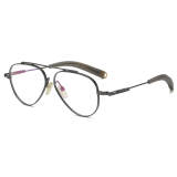 Titanium Eyeglasses LE0301_Gunmetal