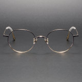Titanium Eyeglasses LE1053_Purple - Gold