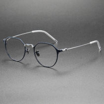 Titanium Eyeglasses LE0328_Blue & Silver
