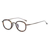 Titanium Eyeglasses LE0385_Bronze - Tortoise