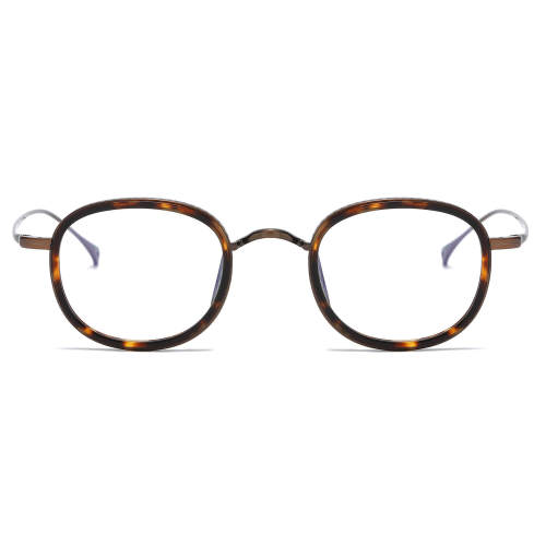 Titanium Eyeglasses LE0385_Bronze - Tortoise