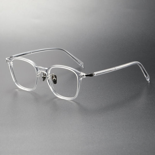 Acetate & Titanium Eyeglasses LE0342_Clear