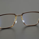Square Genuine Natural Horn Rimmed Glasses LH7001_Tortoise
