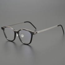 Cat Eye Genuine Natural Horn Rim Glasses LH7005_Striped Black