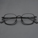 Square Titanium Glasses LE1224_Black