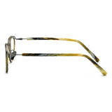 Acetate & Titanium Glasses LE0557_Yellow - Gray