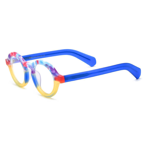 Round Acetate Glasses LE0766_Multicolor