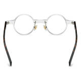 Round Acetate Glasses LE0637_Clear