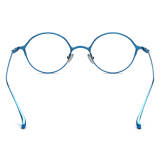Round Pure Titanium Glasses LE0603_Blue