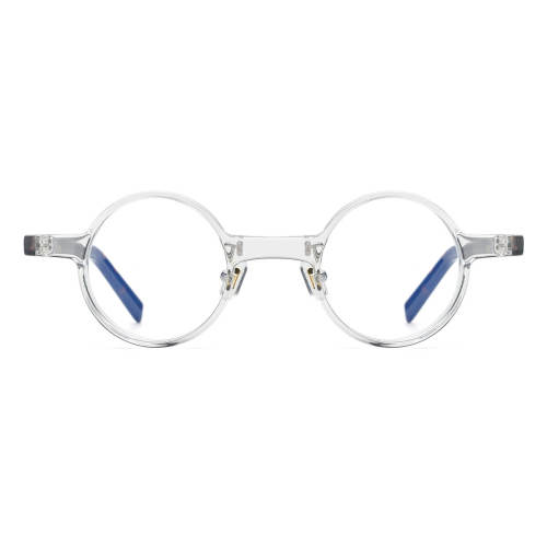 Round Acetate Glasses LE0637_Clear