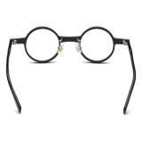Round Acetate Glasses LE0637_Black