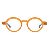 Round Acetate Glasses - LE0647_Orange