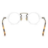 Geometric Acetate Glasses LE0627_Clear