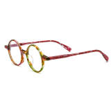Round Acetate Glasses LE0634_Multicolor Tortoise