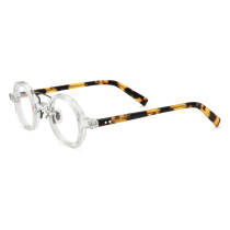 Geometric Acetate Glasses LE0627_Clear
