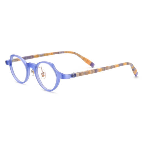 Geometric Acetate Eyeglasses LE0732_Blue