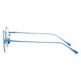 Round Pure Titanium Glasses LE0603_Blue