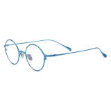 Round Pure Titanium Glasses LE0603_Blue