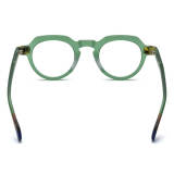 Round Acetate Glasses LE0646_Green