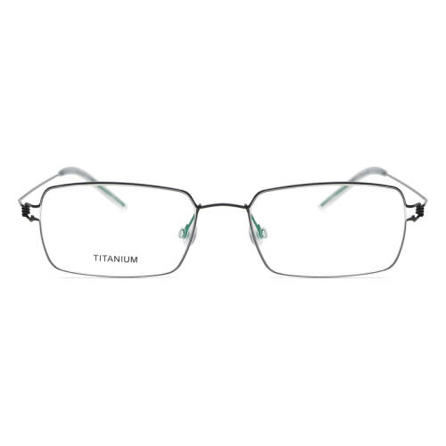 Rectangle Titanium Glasses LE8035_Black