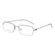 Rectangle Titanium Glasses LE8035_Black