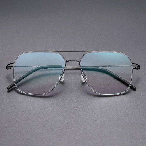 Aviator Titanium Glasses LE8024_Black