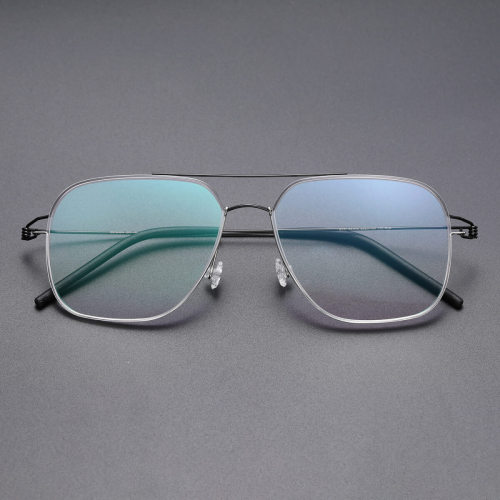Aviator Titanium Glasses LE8024_Gunmetal