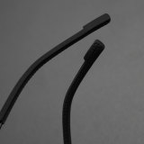 Square Titanium Glasses LE8020_Black