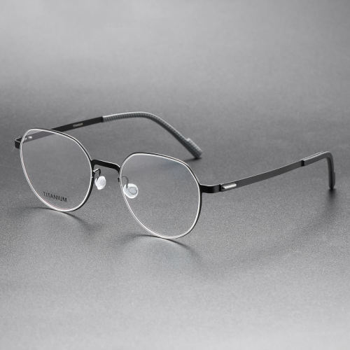 Geometric Titanium Glasses LE8023_Gunmetal