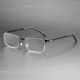Half Rim Titanium Glasses LE8022_Black