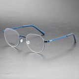 Geometric Titanium Glasses LE8023_Blue