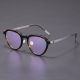 Geometric Titanium & Acetate Glasses LE8003_Tortoise