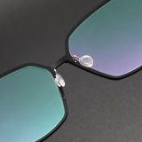 Square Titanium Glasses LE8012_Black