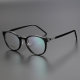 Round Titanium & Acetate Glasses LE8006_Black
