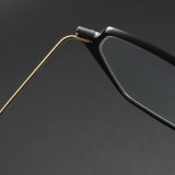 Square Titanium Glasses LE8012_Black