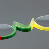 Harf Rim Acetate Glasses LE7060_Green - Yellow